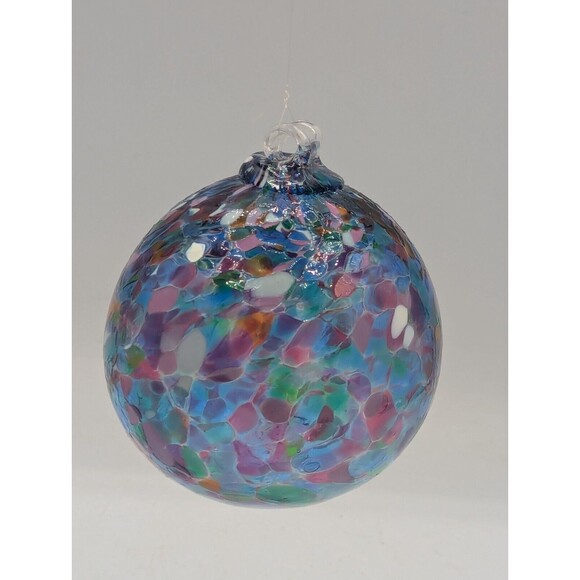 Kitras Art Glass - 4" Calico Ball - Picture 4 of 7